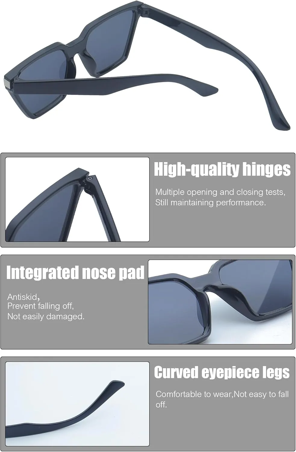 Vintage Square Cat Eye Sunglasses kids Trendy Glasses Shades for Girls Boys
