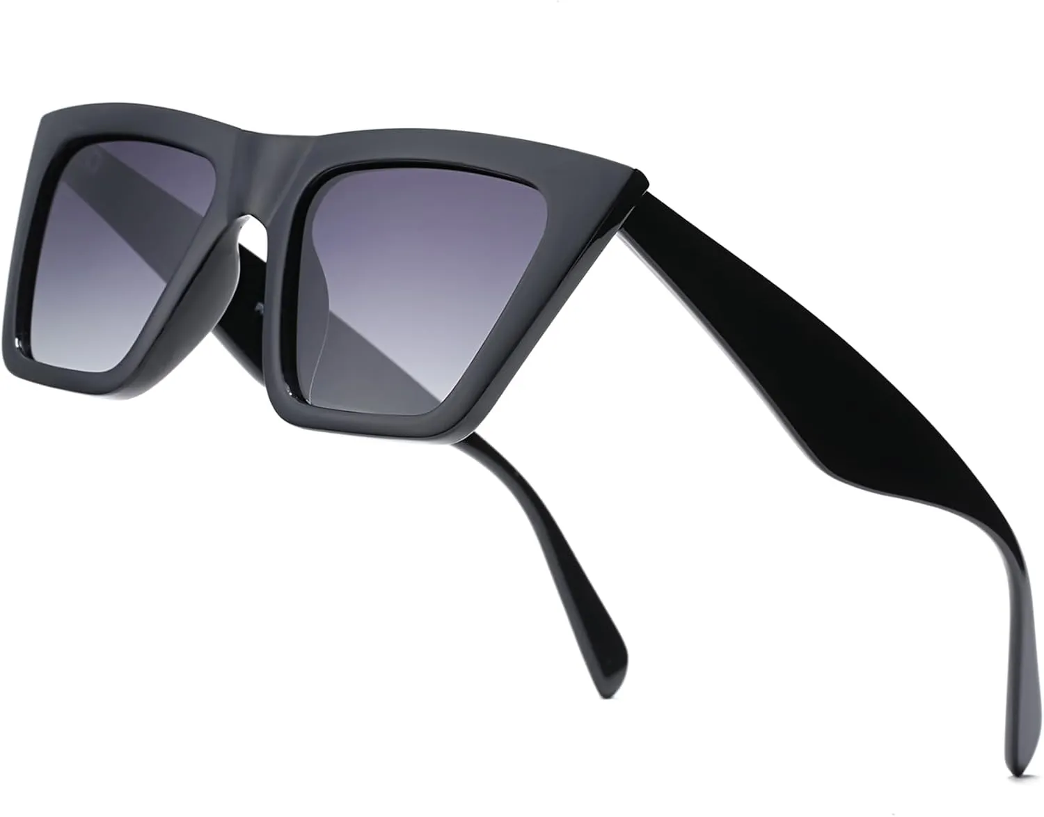 Vintage Square Cat Eye Sunglasses Women Trendy Cateye Sunglasses
