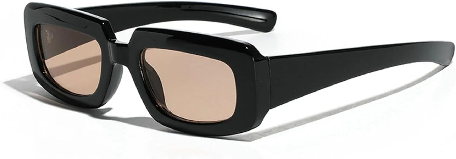 Vintage Square Sunglasses Women Trendy Cat Eye Shades Fashion Men Punk Style Sunglasses UV Protection Eyewear