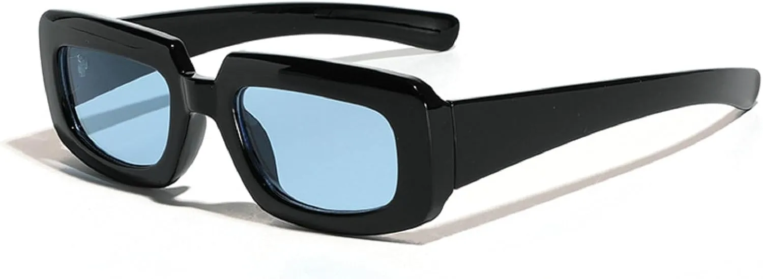 Vintage Square Sunglasses Women Trendy Cat Eye Shades Fashion Men Punk Style Sunglasses UV Protection Eyewear