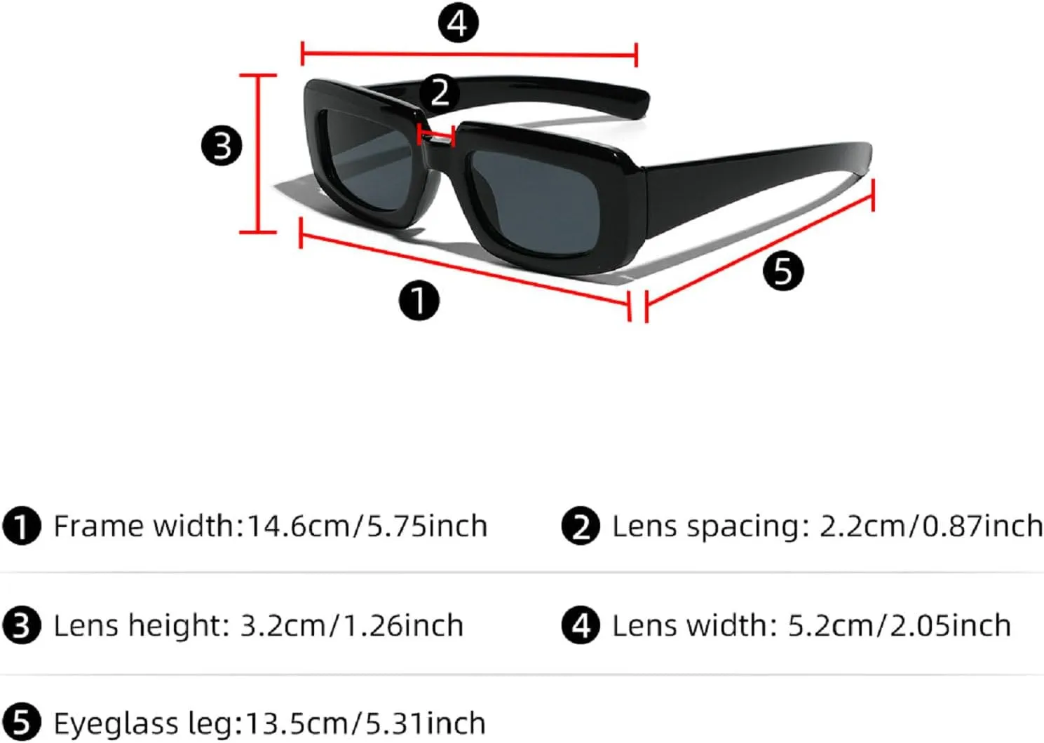 Vintage Square Sunglasses Women Trendy Cat Eye Shades Fashion Men Punk Style Sunglasses UV Protection Eyewear