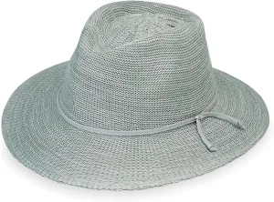 Wallaroo Hat Company Women’s Victoria Fedora – UPF 50  UV Protection, Wide Brim, Medium Size, Packable & Adjustable Sun Hat