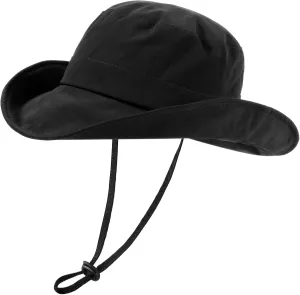 Waterproof Bucket Hats for Women Men Foldable Brim UPF 50  Floppy Cowboy Rain Hat UV Protection Boonie Sun Hats for Hiking