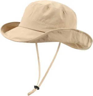 Waterproof Bucket Hats for Women Men Foldable Brim UPF 50  Floppy Cowboy Rain Hat UV Protection Boonie Sun Hats for Hiking