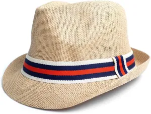 WESTEND Unisex Summer Wide Brim Fedora - Hats for Men & Women   Panama Hats & Straw Hats