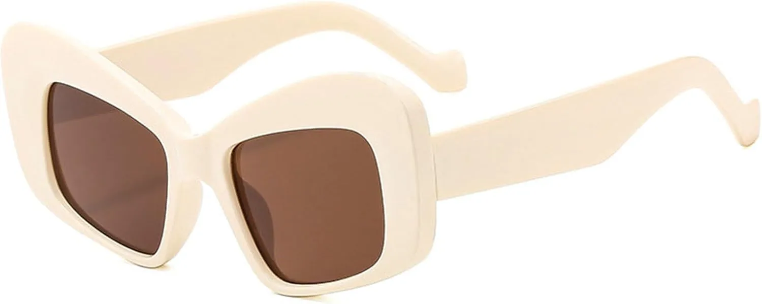 willochra Fashion Women Cat Eye Sunglasses For Men PUNK Luxury Female Sun Glasses Y2K Vintage Eyewear Shades UV400 F27