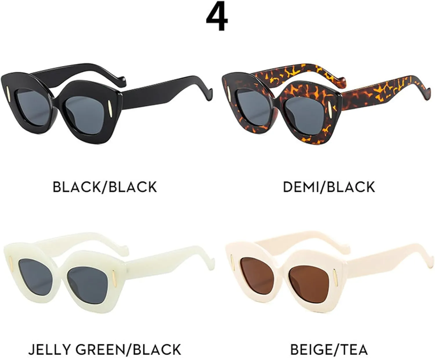 willochra Thick Fashion Butterfly Sunglasses for Women Cat Eye Sun Glasses Vintage Lips Sun Glasses Gradient Shades F27