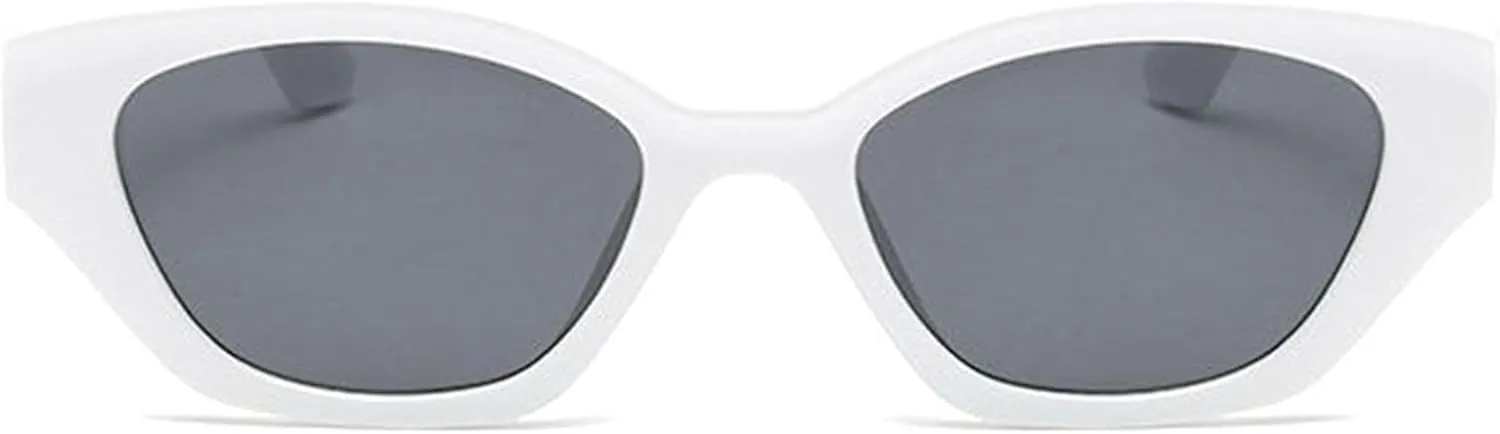 willochra Vintage Cat Eye Sunglasses Women 90s Classic Sun Glasses Female Shades Fashion Gradient Unique Oval Sunglasses