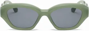willochra Vintage Cat Eye Sunglasses Women 90s Classic Sun Glasses Female Shades Fashion Gradient Unique Oval Sunglasses