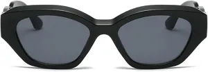 willochra Vintage Cat Eye Sunglasses Women 90s Classic Sun Glasses Female Shades Fashion Gradient Unique Oval Sunglasses