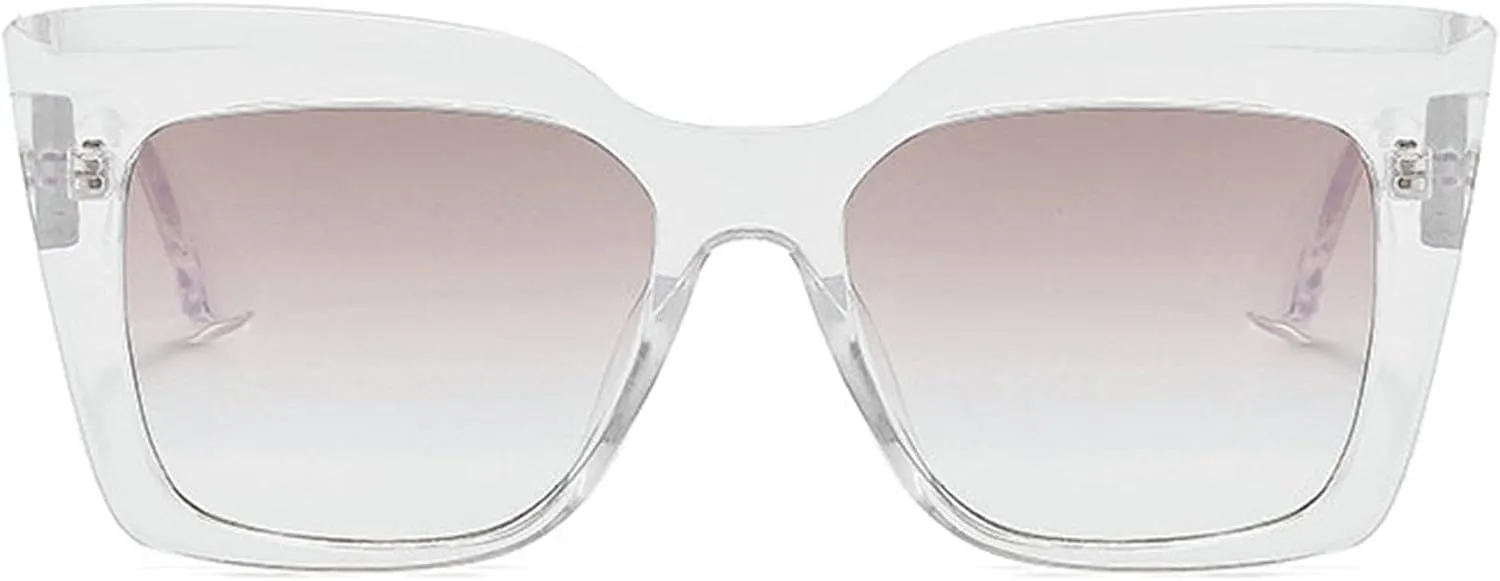 willochra Vintage Cat Eye Sunglasses Women Fashion Y2K Square black Gradient Sun Glasses Female Retro Outdoors Shades UV400