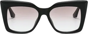willochra Vintage Cat Eye Sunglasses Women Fashion Y2K Square black Gradient Sun Glasses Female Retro Outdoors Shades UV400