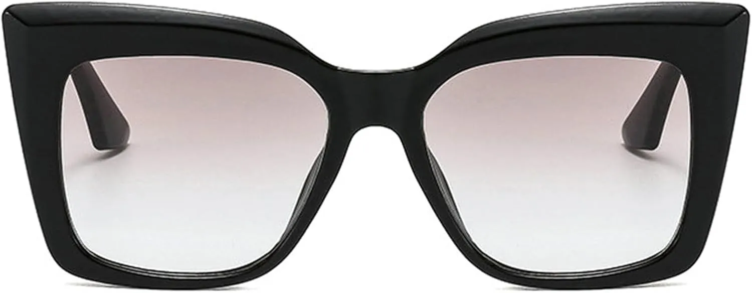 willochra Vintage Cat Eye Sunglasses Women Fashion Y2K Square black Gradient Sun Glasses Female Retro Outdoors Shades UV400