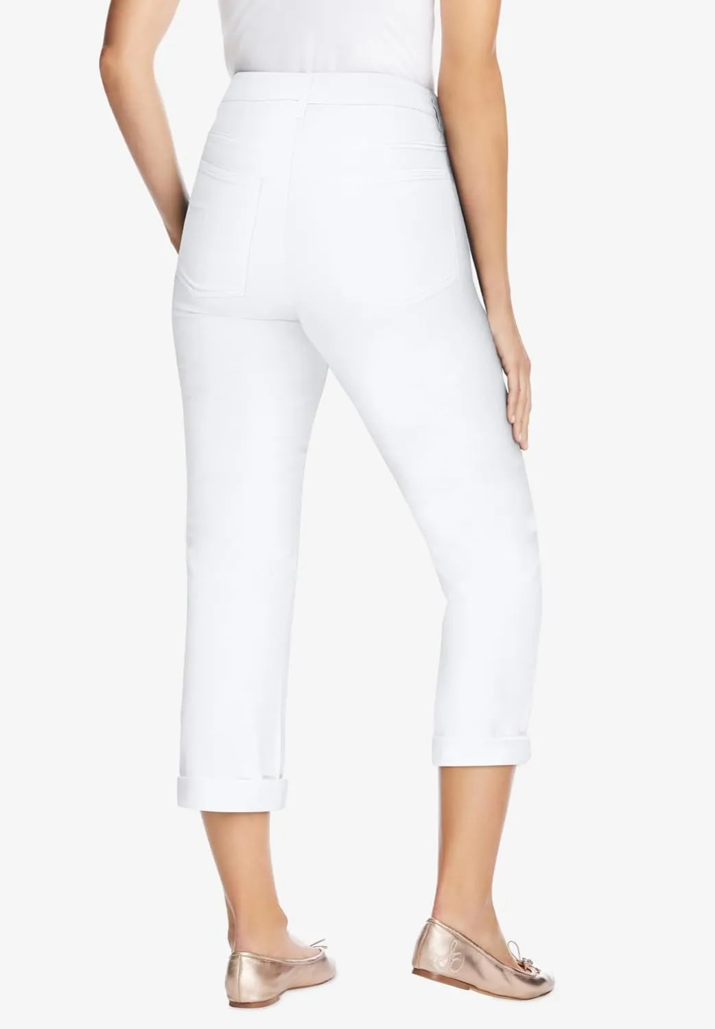 Woman Within Women's Plus Size Girlfriend Stretch Denim Jean