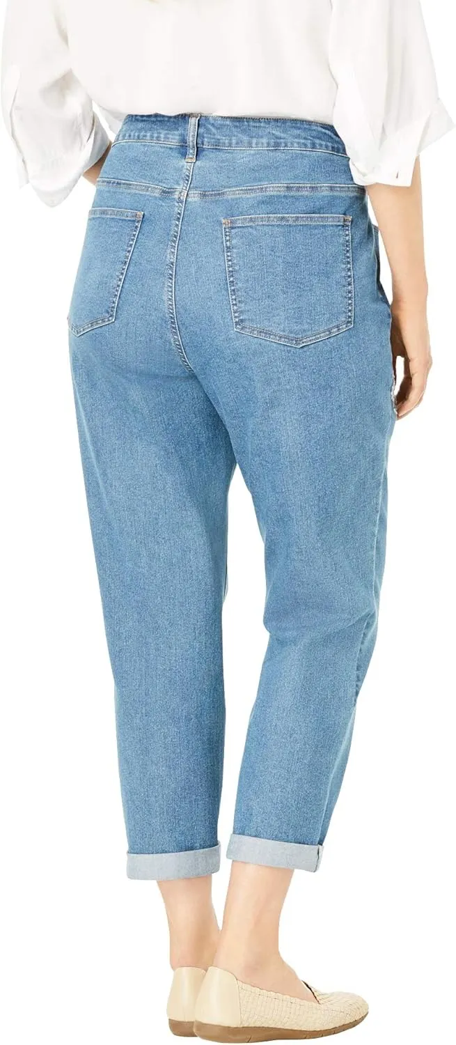 Woman Within Women's Plus Size Girlfriend Stretch Denim Jean