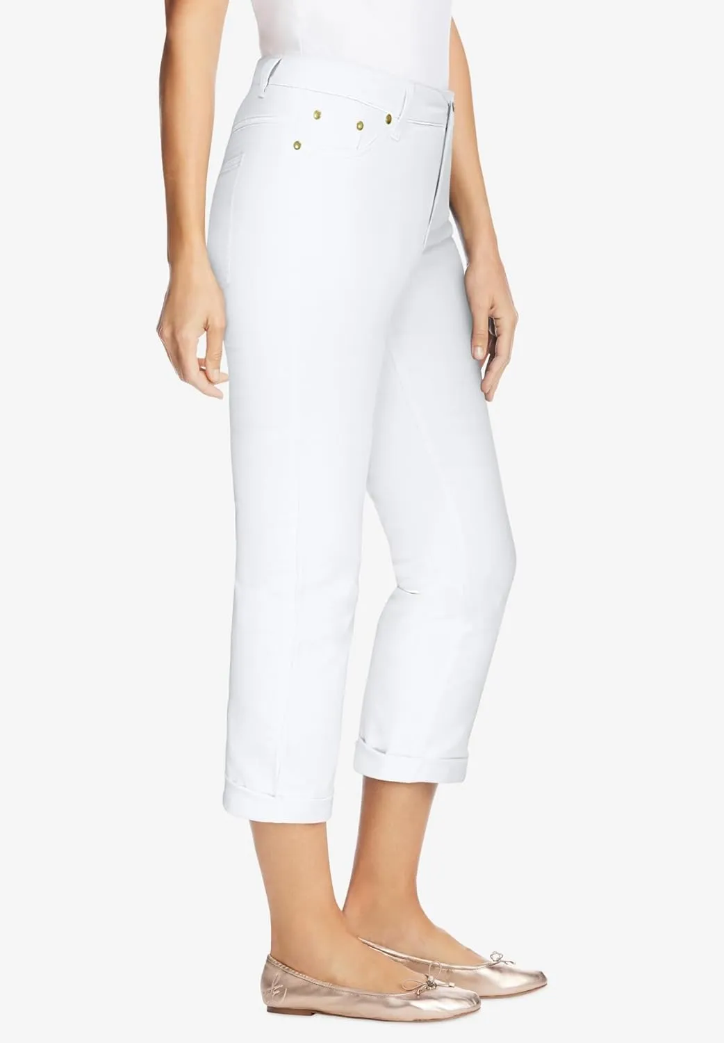 Woman Within Women's Plus Size Girlfriend Stretch Denim Jean
