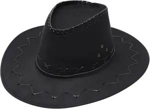 Women and Men Casual Solid Suture Summer Fashion Cowboy Sun Hat Wide Brim Travel Sun Cap Costume Cowboy Hat for Women