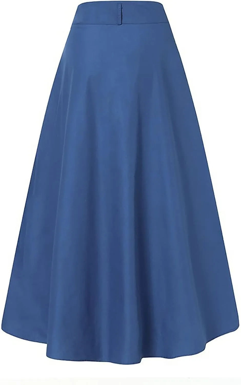 Womens Flowy Long Boho Floral Maxi Skirt Elastic High Waist Tiered Pleated Summer Casual Beach Skirt