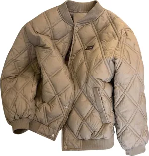 Womens Oversized Quilted Jackets Thicken Winter Coats Lightweight Puffer Jackets Padded Outerwear Warm Parkas Down Coats