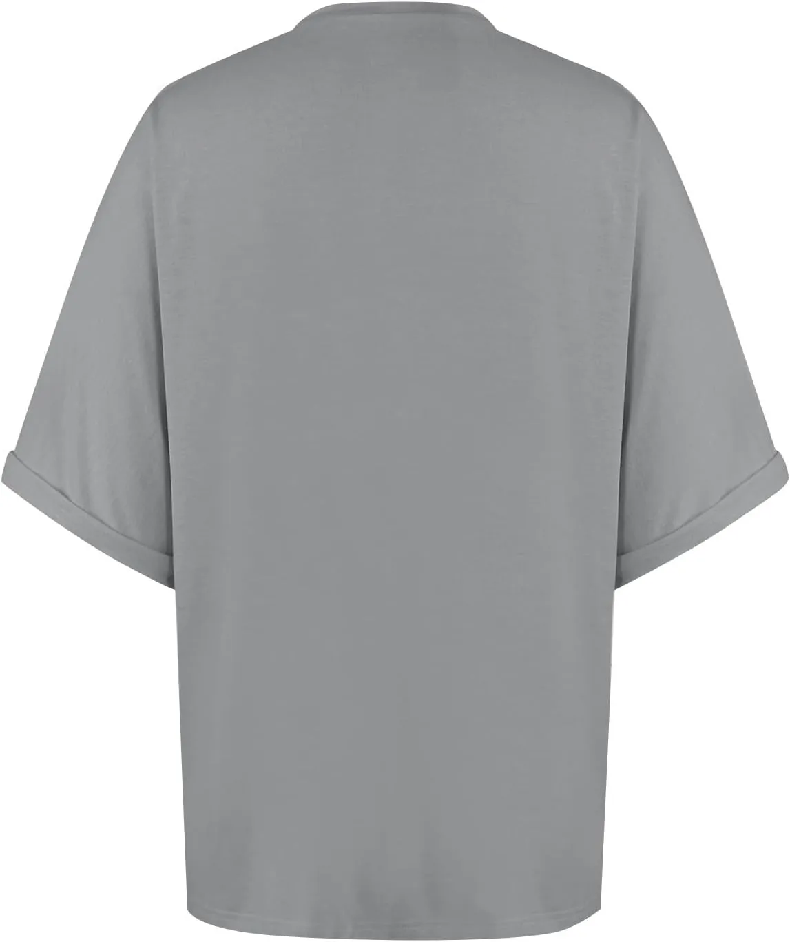 Women's Oversized T Shirts Short Sleeve Crewneck Solid Color Summer Tops Casual Loose Basic Tee Shirts Trendy Clothes