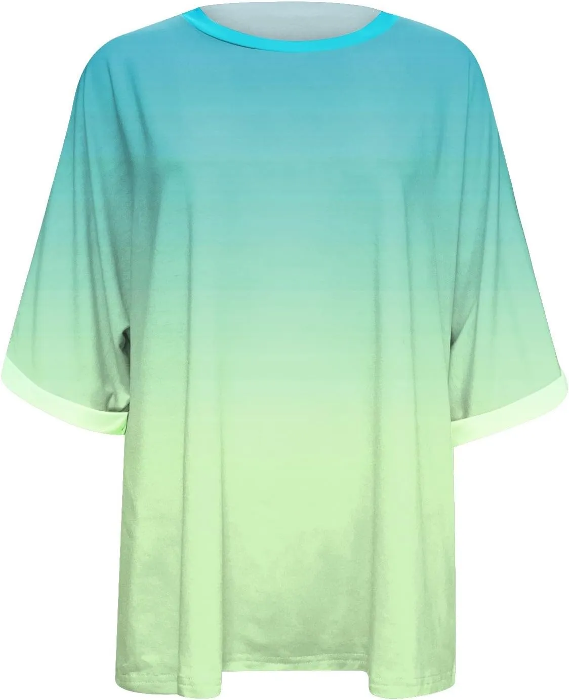Women's Oversized T Shirts Short Sleeve Crewneck Summer Tops Casual Loose Fit Basic Tee Shirts