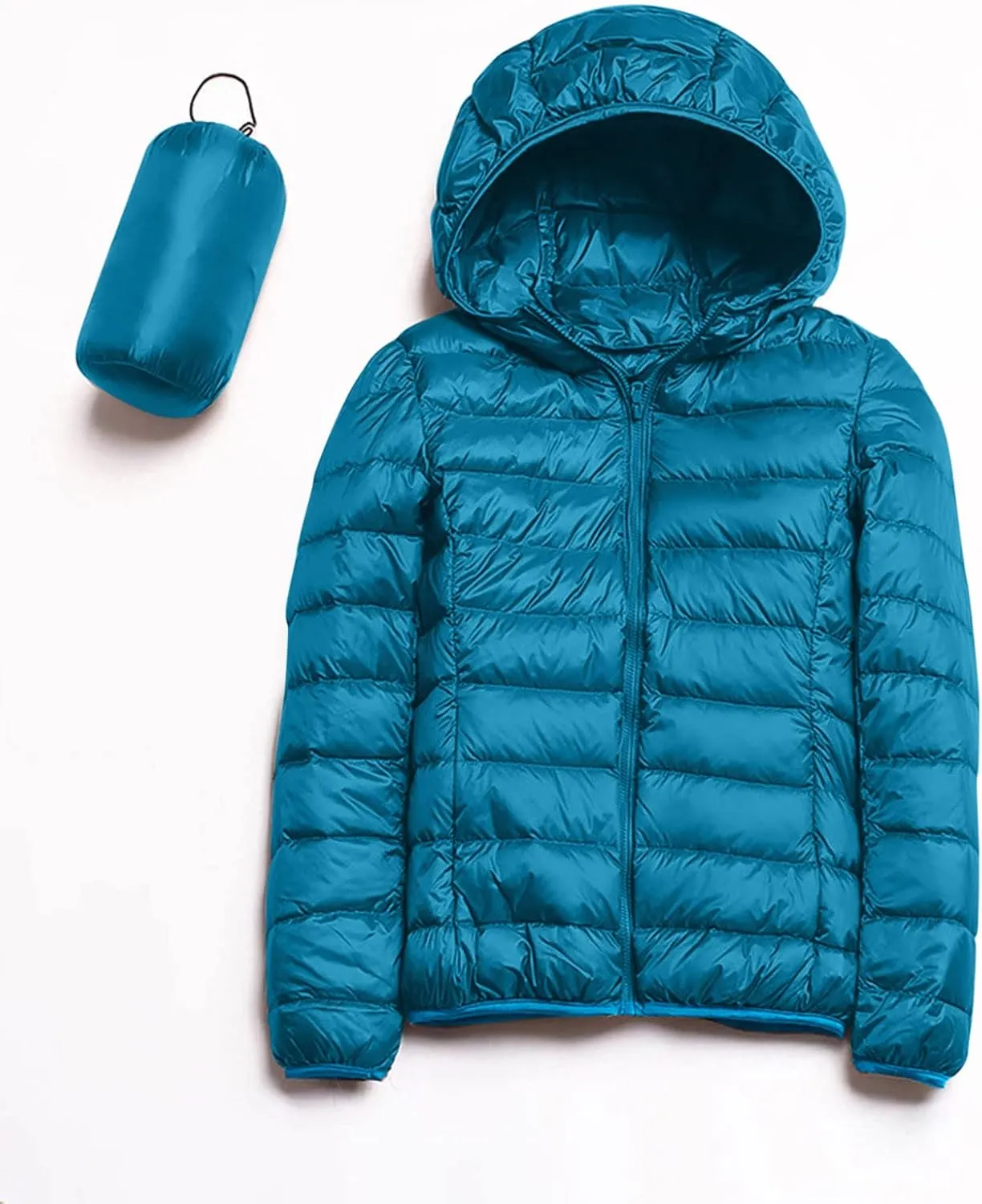 Womens Puffer Jacket Quilted Lightweight Alternative Down Coat Warm Winter Women Lightweight Waterproof Raincoat