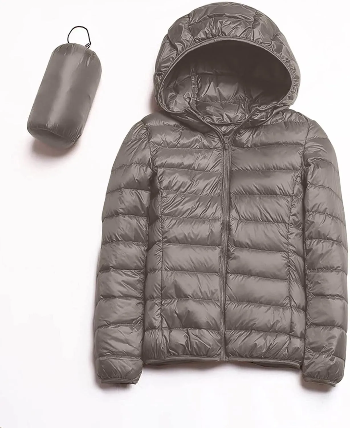 Womens Puffer Jacket Quilted Lightweight Alternative Down Coat Warm Winter Women Lightweight Waterproof Raincoat
