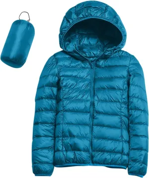 Womens Puffer Jacket Quilted Lightweight Alternative Down Coat Warm Winter Women Lightweight Waterproof Raincoat