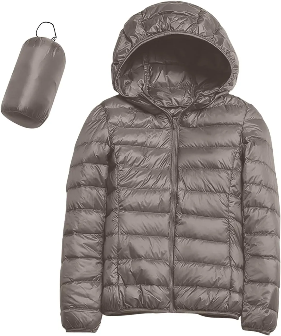 Womens Puffer Jacket Quilted Lightweight Alternative Down Coat Warm Winter Women Lightweight Waterproof Raincoat