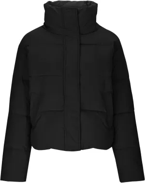 XUNRYAN Womens Winter Coat Warm Puffer Down Jackets Quilted Lightweight Jackets Cropped Parka Anorak Outerwear No Hood