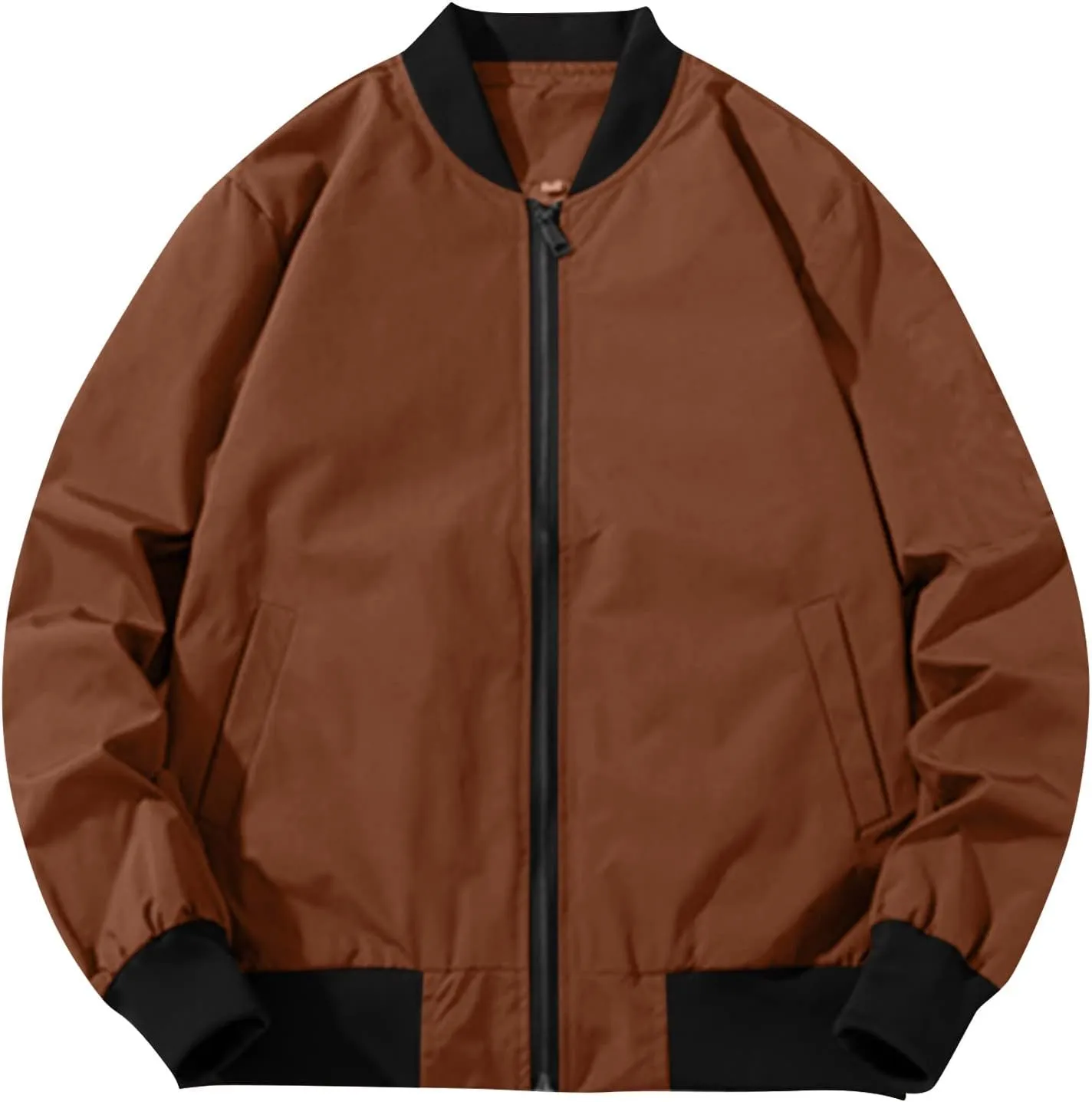 Ymosrh Fashion Jackets for Men Bomber Jacket Spring Fall Causal Softshell Windbreaker Coat Outerwear Mens Jackets
