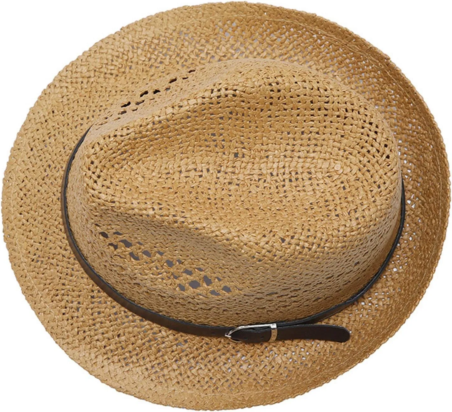 YOLAI Mens Fedora Hats with Short Brim Stra𝐰 Fedora Sun Hats for Men Women Summer Sun Hats with Adjustable Strap