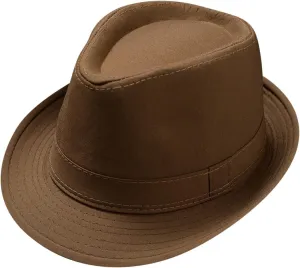 YOLAI Stra𝐰 Fedora Hat for Men Panama Hat Short Brim Summer Summer Trilb𝐲 Hat Sun Hat Trilb𝐲 Fedora Hat