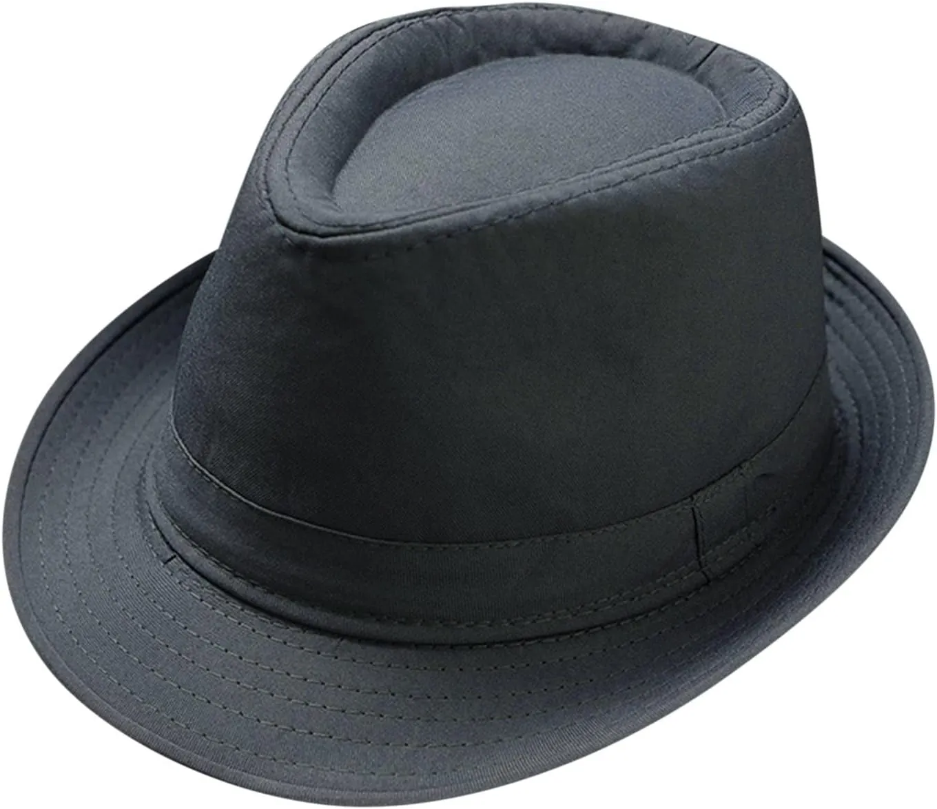 YOLAI Stra𝐰 Fedora Hat for Men Panama Hat Short Brim Summer Summer Trilb𝐲 Hat Sun Hat Trilb𝐲 Fedora Hat