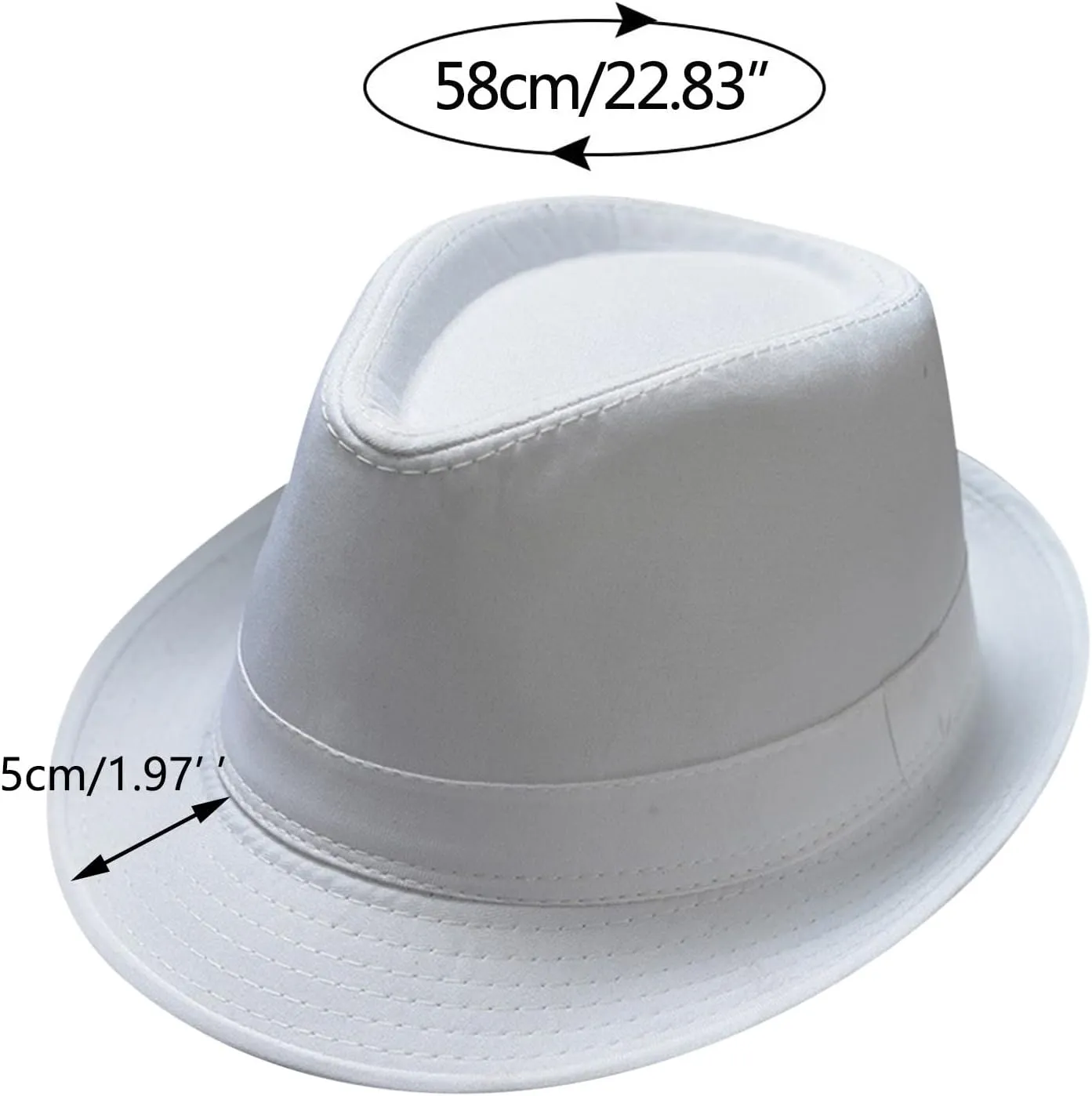YOLAI Stra𝐰 Fedora Hat for Men Panama Hat Short Brim Summer Summer Trilb𝐲 Hat Sun Hat Trilb𝐲 Fedora Hat