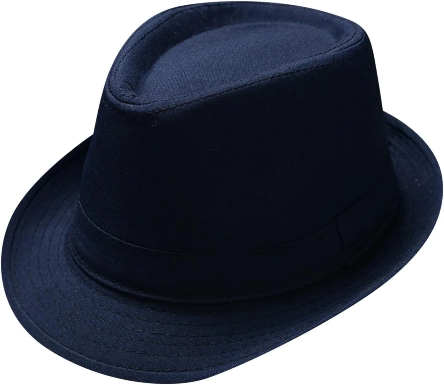 YOLAI Stra𝐰 Fedora Hat for Men Panama Hat Short Brim Summer Summer Trilb𝐲 Hat Sun Hat Trilb𝐲 Fedora Hat