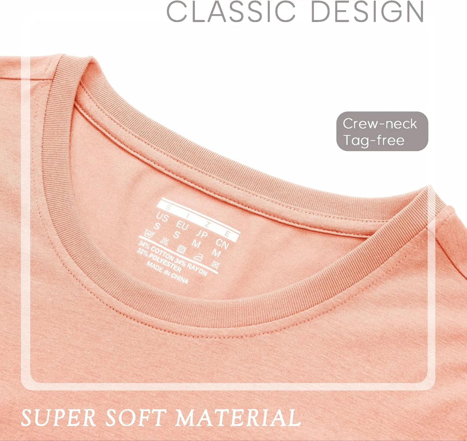 YUCOLEN Women's Cotton Short Sleeve Shirts UPF 50  Soft Breathable Crew Neck T-Shirts Basic Tops