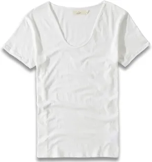 Zecmos Men V Neck Slim Fit 100 Cotton T-Shirt Basic T Shirts Casual